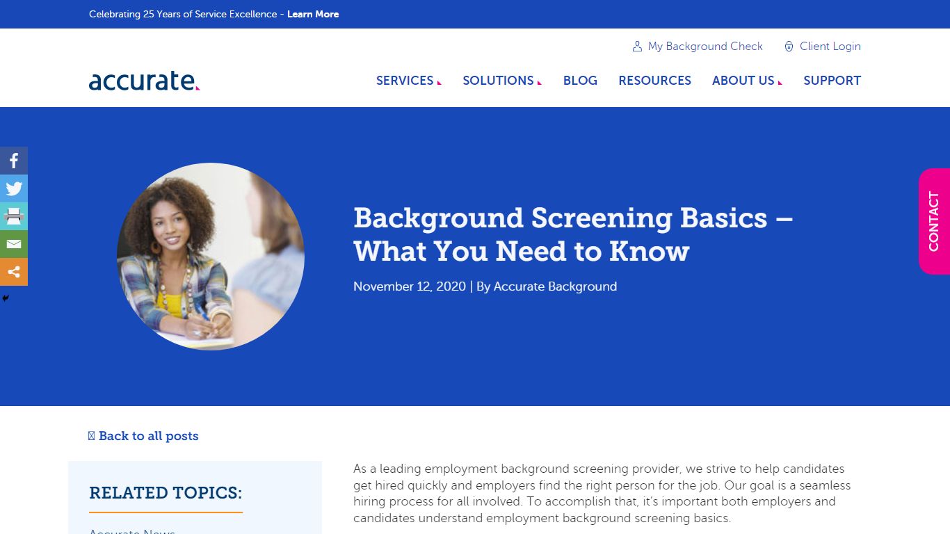 Background Screening Basics – What You Need to Know - Accurate